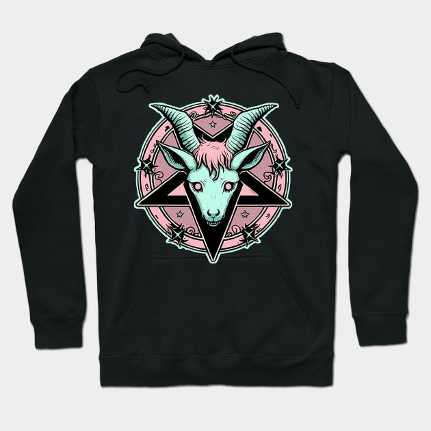 Paste goth cute baphomet Hoodie by JayD World